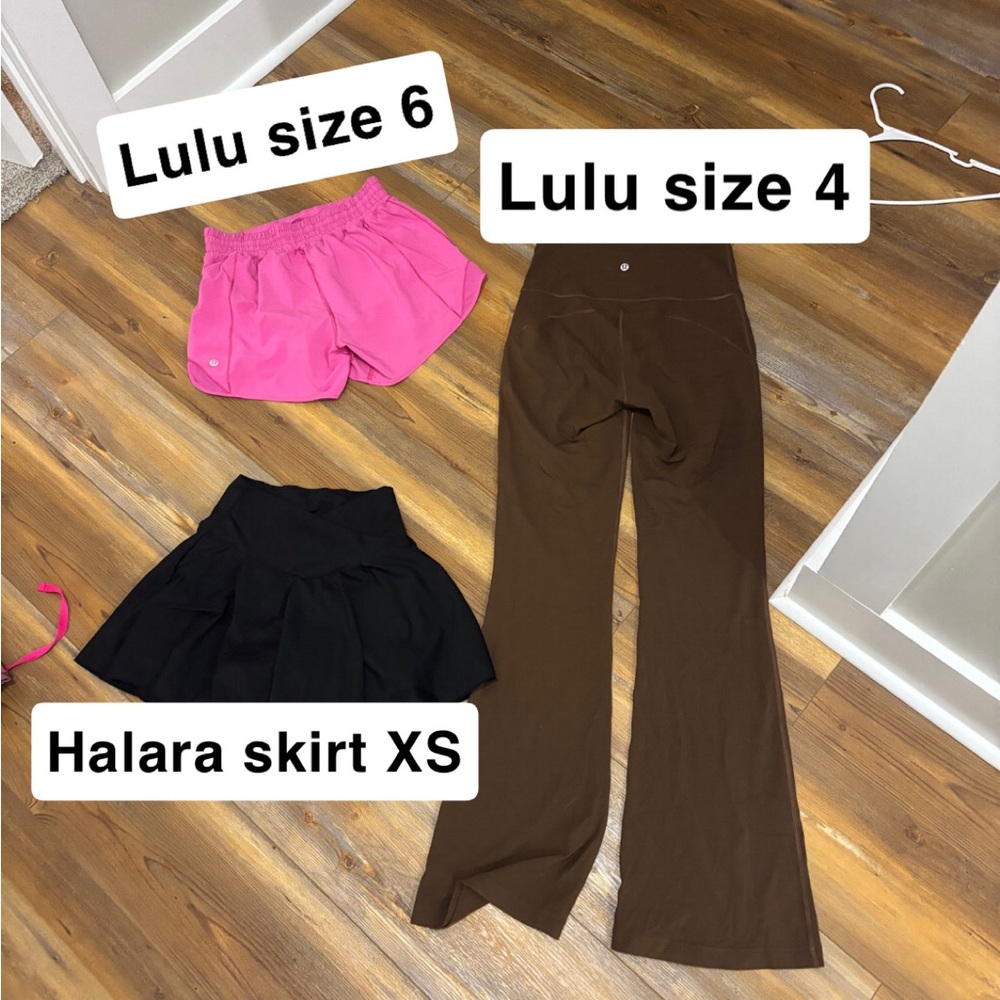 lululemon athletica Brown and Pink Pants & Skorts
